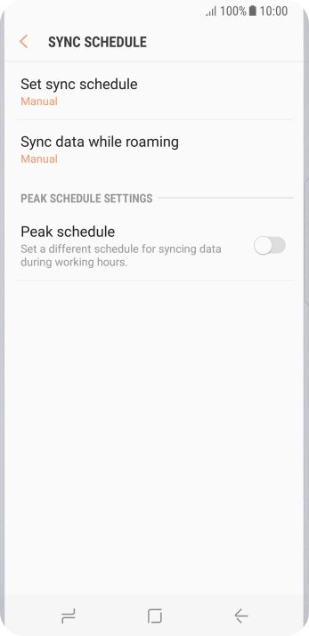 Press the Home key to return to the home screen.