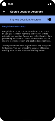 If you press the indicator next to 