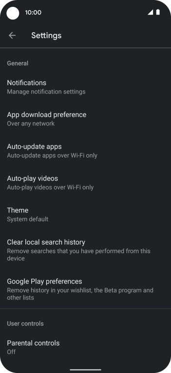 Press Auto-update apps.