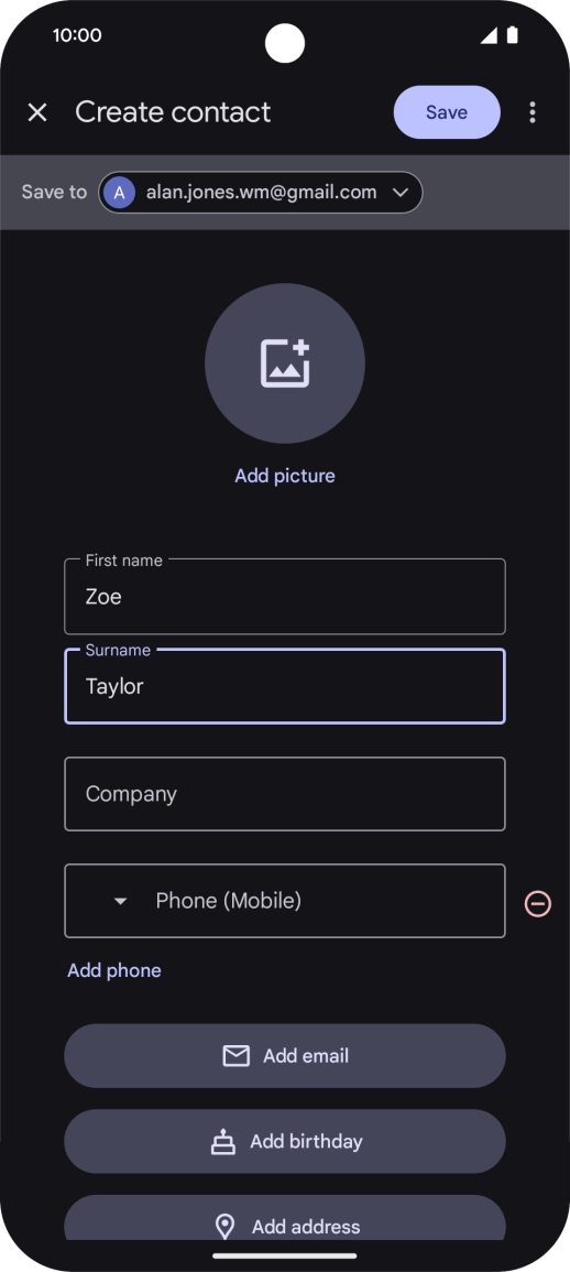Press Phone and key in the required phone number.