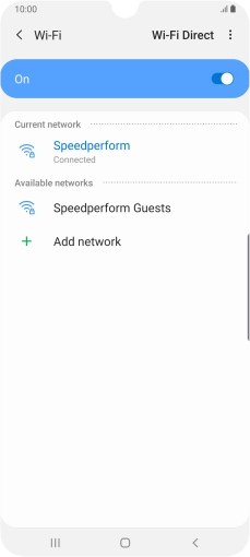 Press the Home key to return to the home screen.