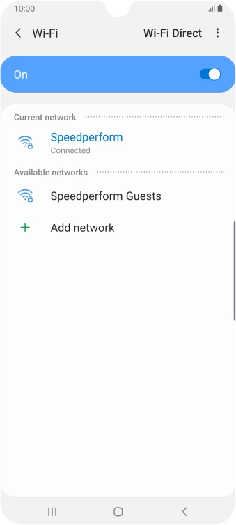 Press the Home key to return to the home screen.