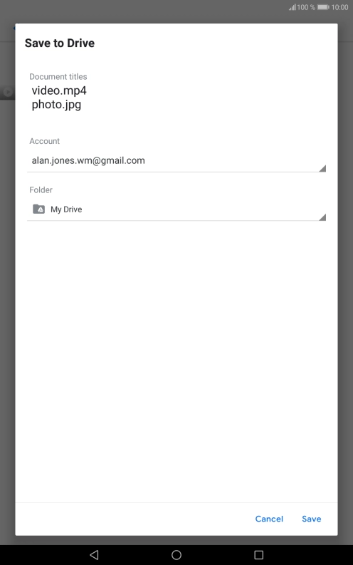 Press the field below 