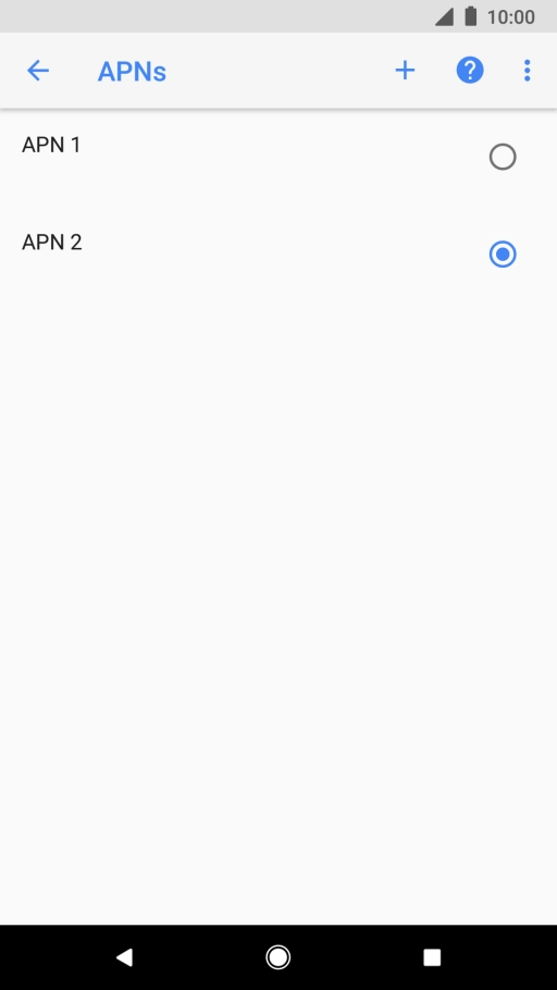 Press the Home key to return to the home screen.
