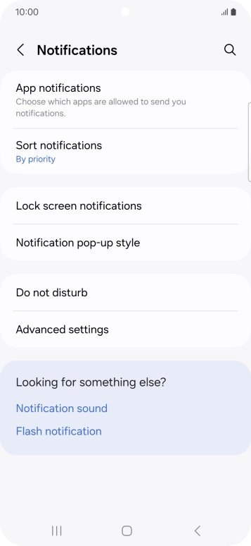 Press App notifications.