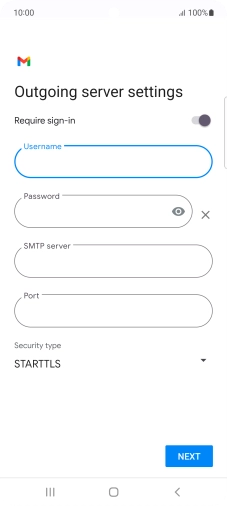 Press the field below 