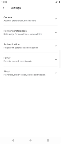 Press Network preferences.