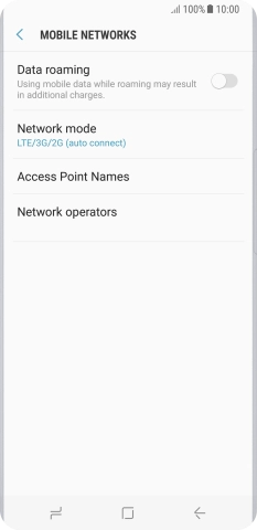 Press Access Point Names.