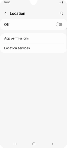 Press the indicator to turn the function on or off.