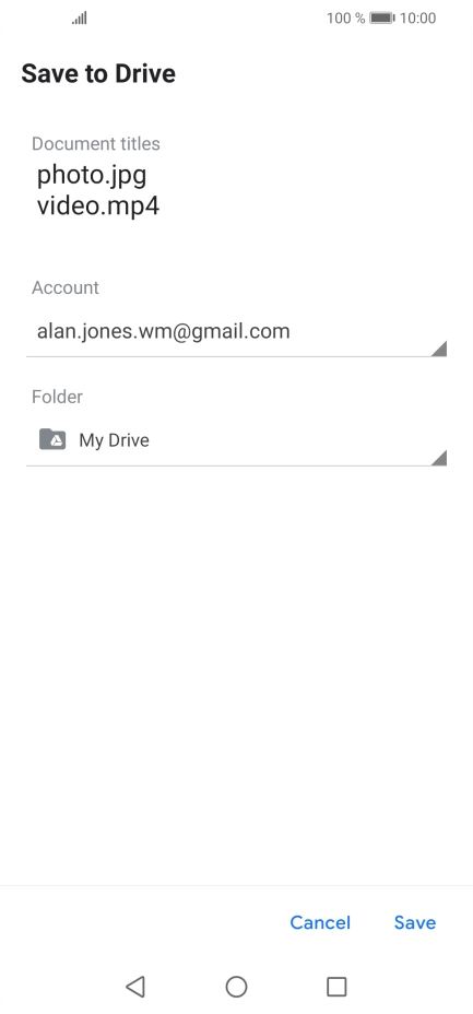 Press the field below 