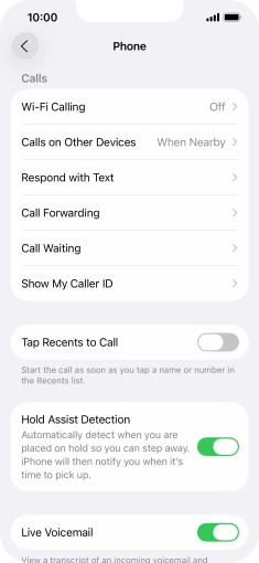 Press Wi-Fi Calling.