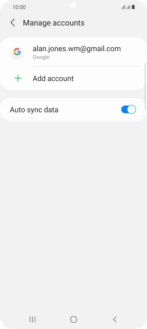 Press the Home key to return to the home screen.