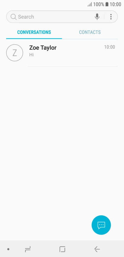 Press the new message icon.