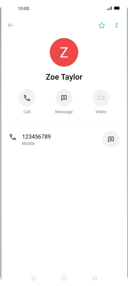 Press the Home key to return to the home screen.