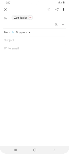 Press Subject and key in the required subject.