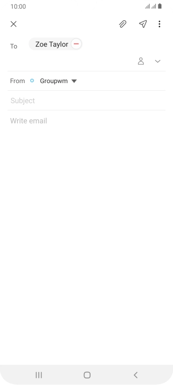 Press Subject and key in the required subject.