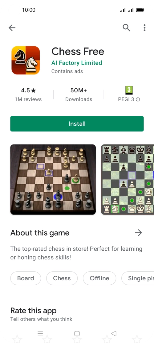 Press the Home key to return to the home screen.