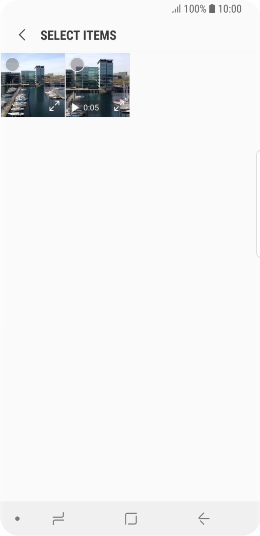 Press the required picture.