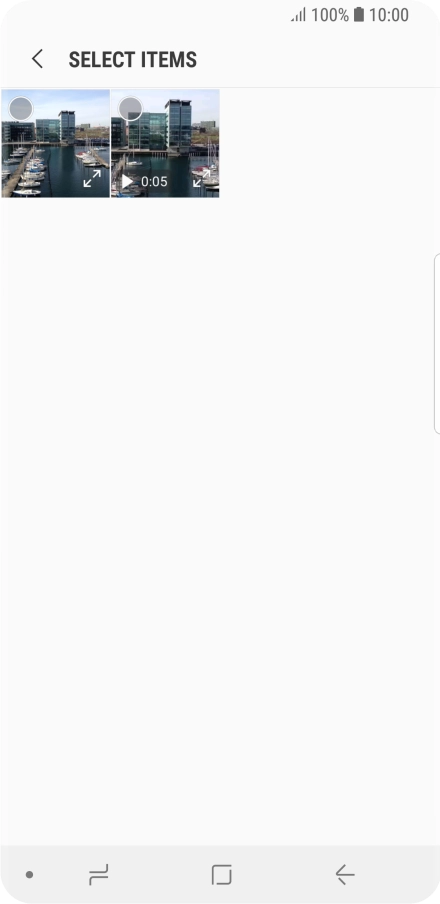 Press the required picture.