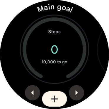 Press the add widget icon.