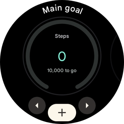 Press the add widget icon.