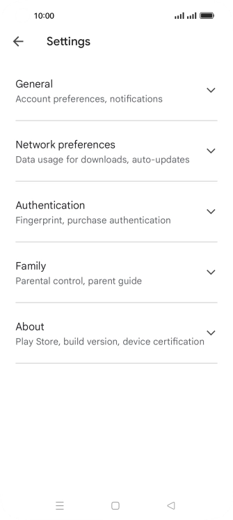 Press Network preferences.