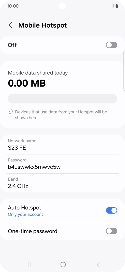 Press the field below 