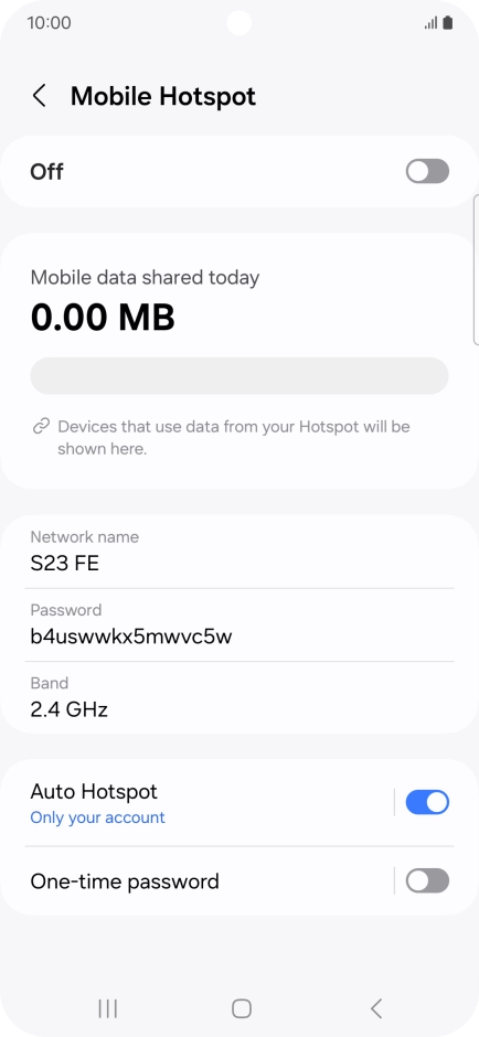 Press the field below 