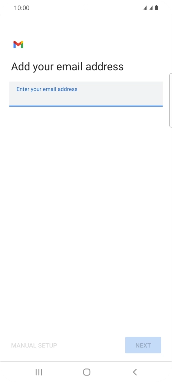 Press the field below 