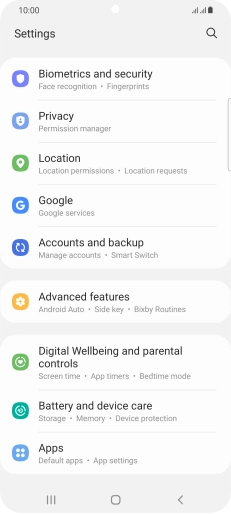 Press Accounts and backup.