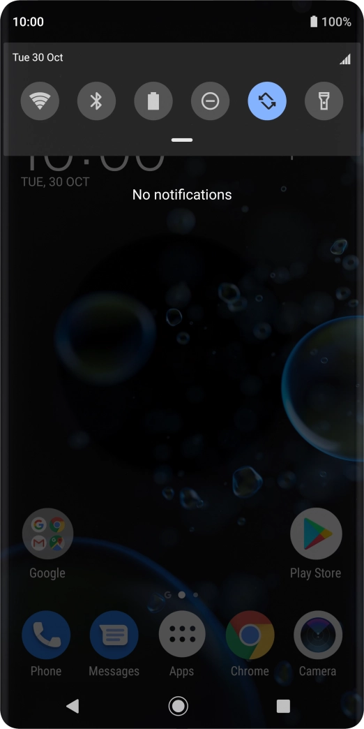 Press the sound mode icon to turn the function on or off.