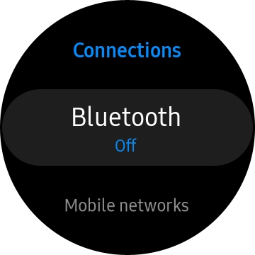 Press Bluetooth.