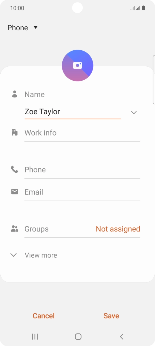 Press Phone and key in the required phone number.