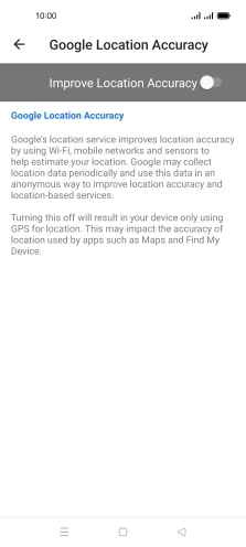 If you press the indicator next to 