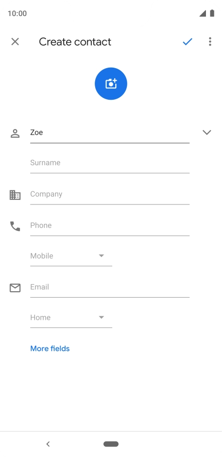 Press Surname and key in the required last name.