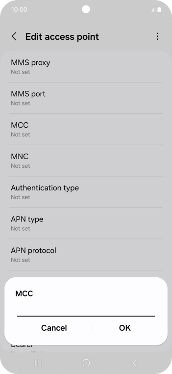Key in 234 and press OK.