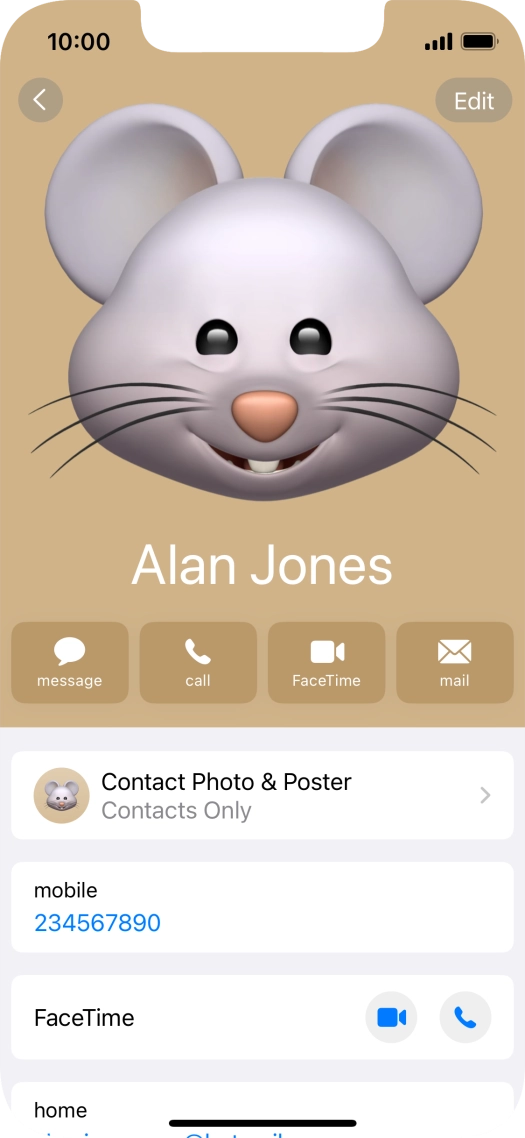 Slide your finger upwards starting from the bottom of the screen to return to the home screen.