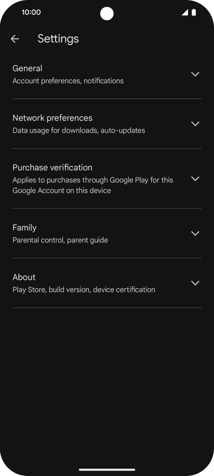 Press Network preferences.
