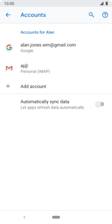 Press the Home key to return to the home screen.