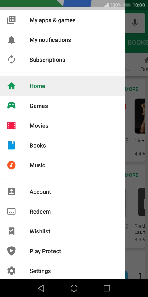 Press My apps & games.