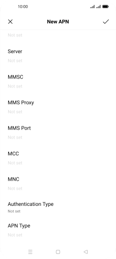 Press the field below 