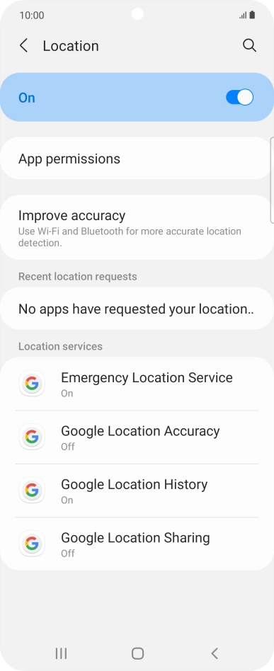 Press App permissions.