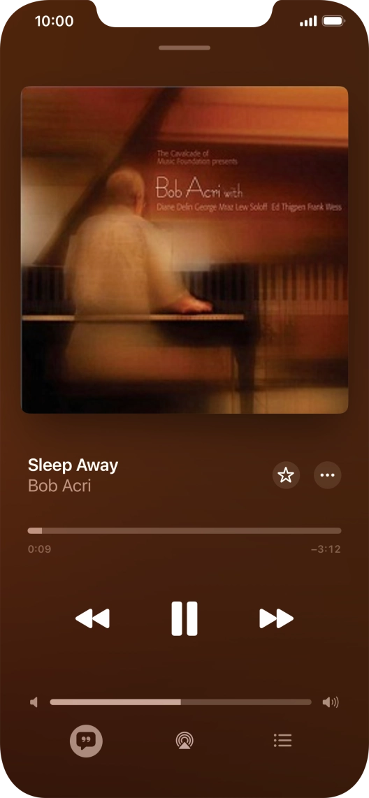 Press arrow right to go to the next audio file.