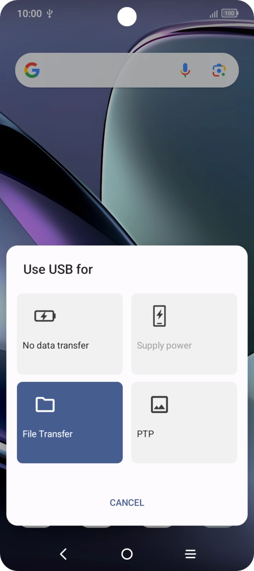 Press File Transfer.