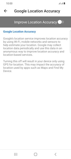 If you press the indicator next to 