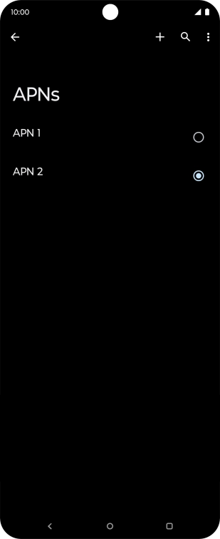 Press the Home key to return to the home screen.