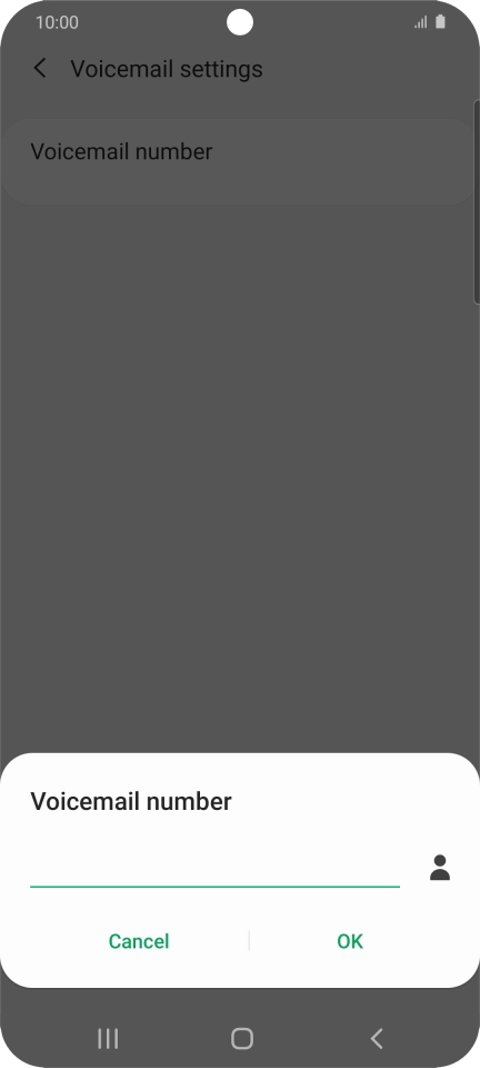 Key in +447953222222 and press OK.