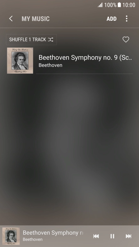 Press the Home key to return to the home screen.