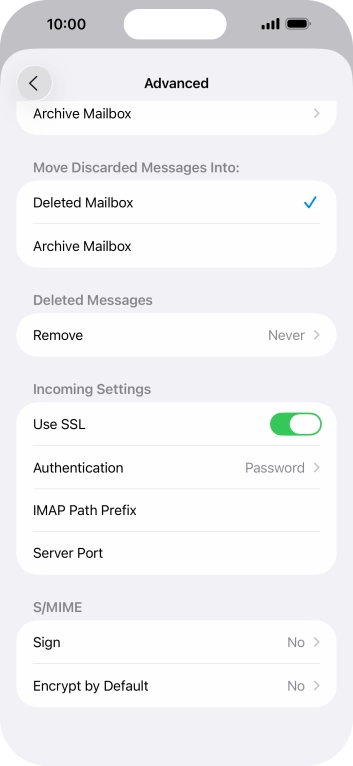 Press Authentication.