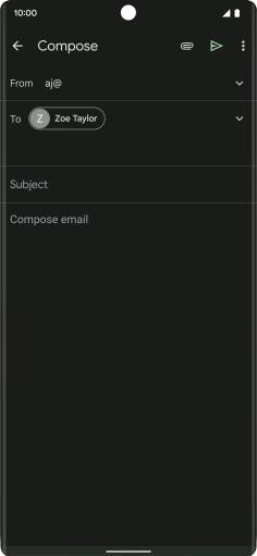 Press Subject and key in the required subject.